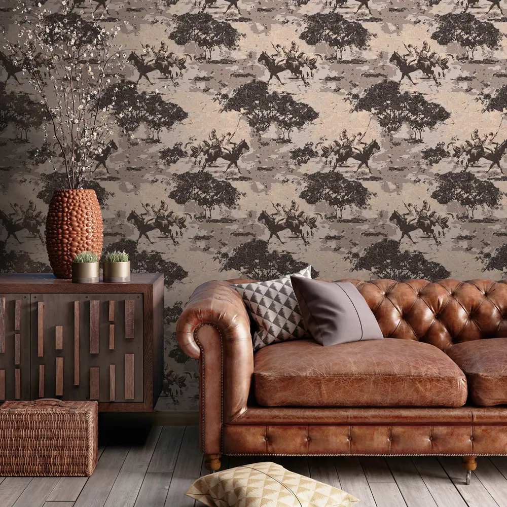 Обои флизелиновые Euro Decor Polo черные 1.06 м ED7131-22 STLM-2192325 - Вид №2