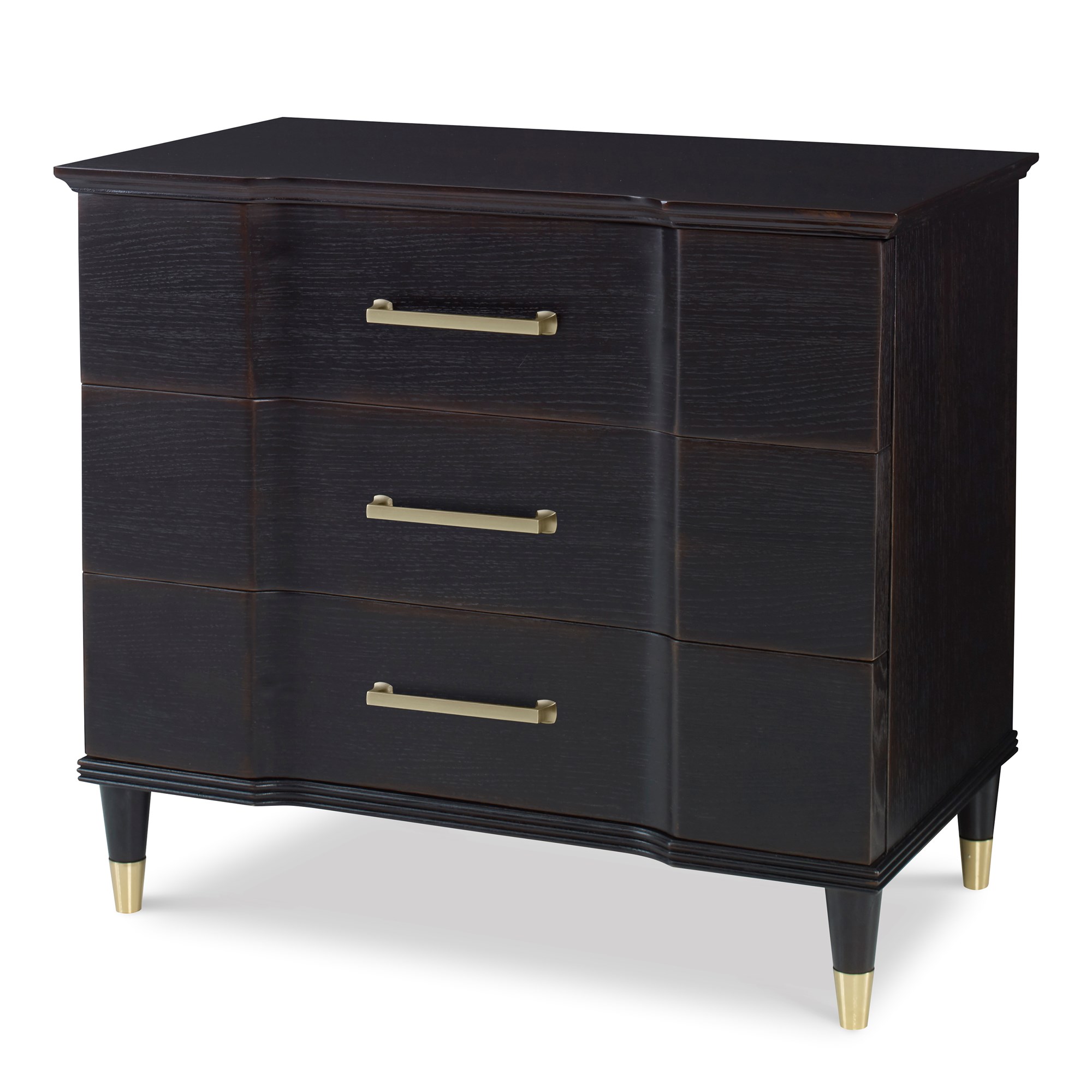 Тумбочки 09221-230-026 Valmont Nightstand - Rubbed Raven Ambella  - Вид №1