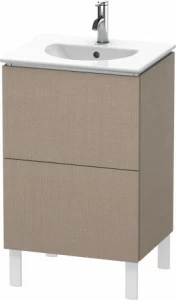 LC660407575 Тумбочка напольная L-Cube #LC6604 520 x 419 мм Лен, декор