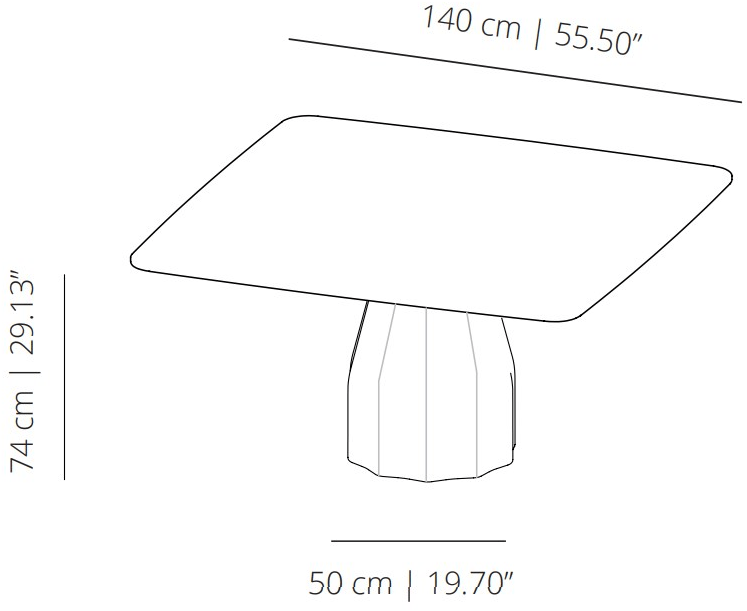 Viccarbe Квадратный стол Burin sun-id-1377382 - Вид №6