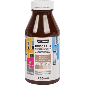 Колорант Luxens 250 мл цвет горький шоколад