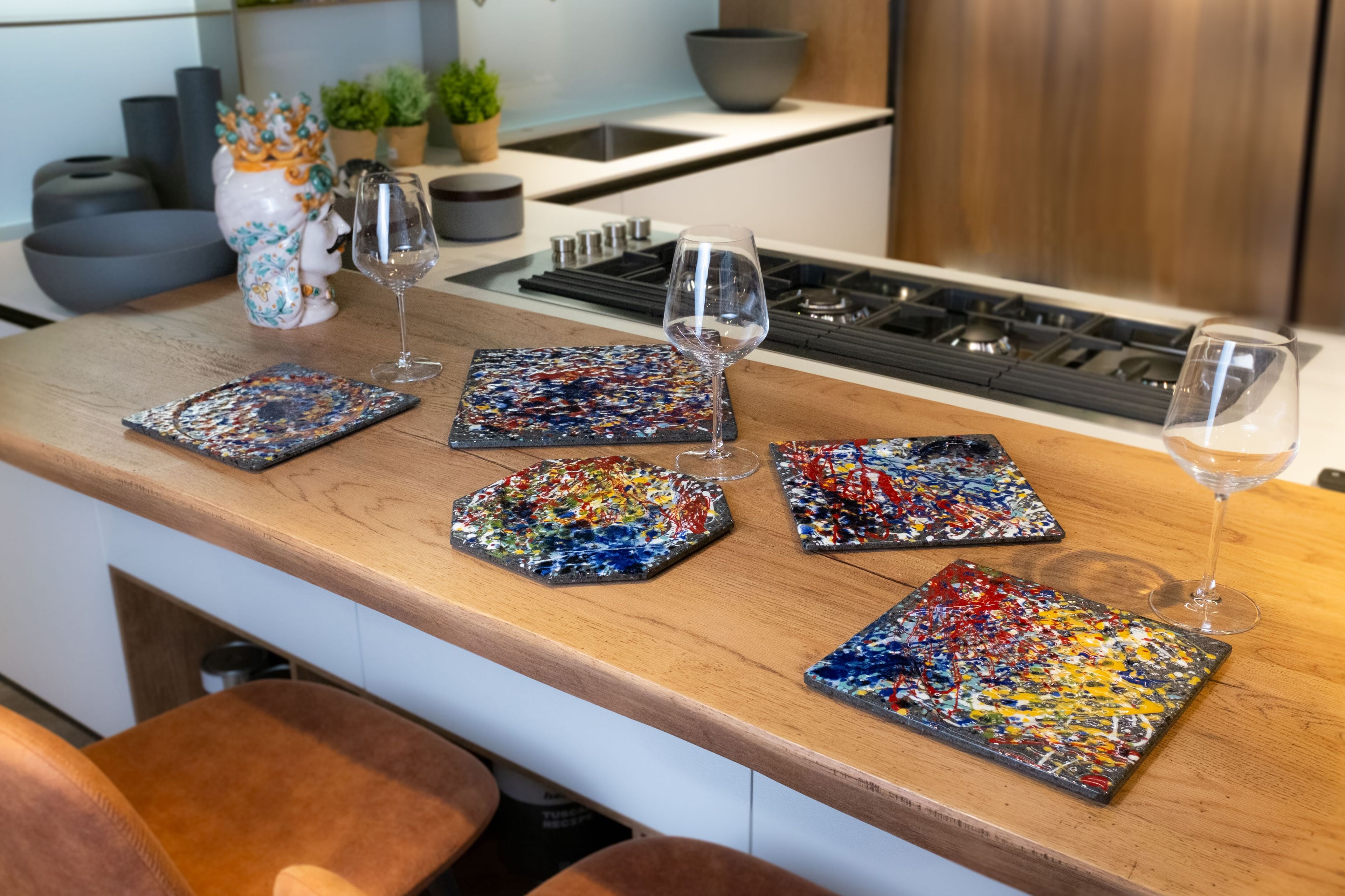 Блюдо из лавового камня Etnea Cuorelavico момент ARCH-00063763 - Вид №15