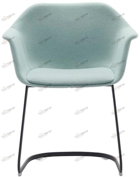 Andreu World Кресло консольное, обитое тканью, с подлокотниками Gala So0721