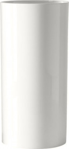 1046309 Dibbern Ваза цилиндрическая Dibbern "Белый декор" 29см Фарфор костяной