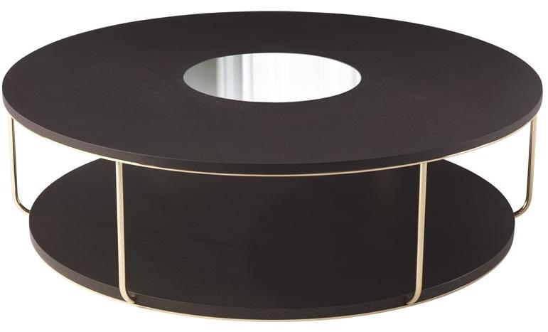 ETRO Home Interiors Низкий круглый деревянный журнальный столик  E.amb.231.a  - Вид №1