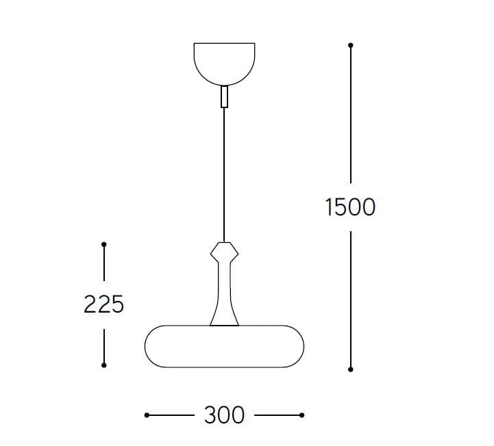 Керамический подвесной светильник Aldo Bernardi I Lustres ARCH-00136445 - Вид №7