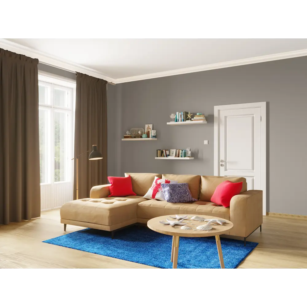 Краска для стен и потолков Trend Farbe цвет Галечный серый 1 л 81970845 STLM-2109741 Dufa  - Вид №5