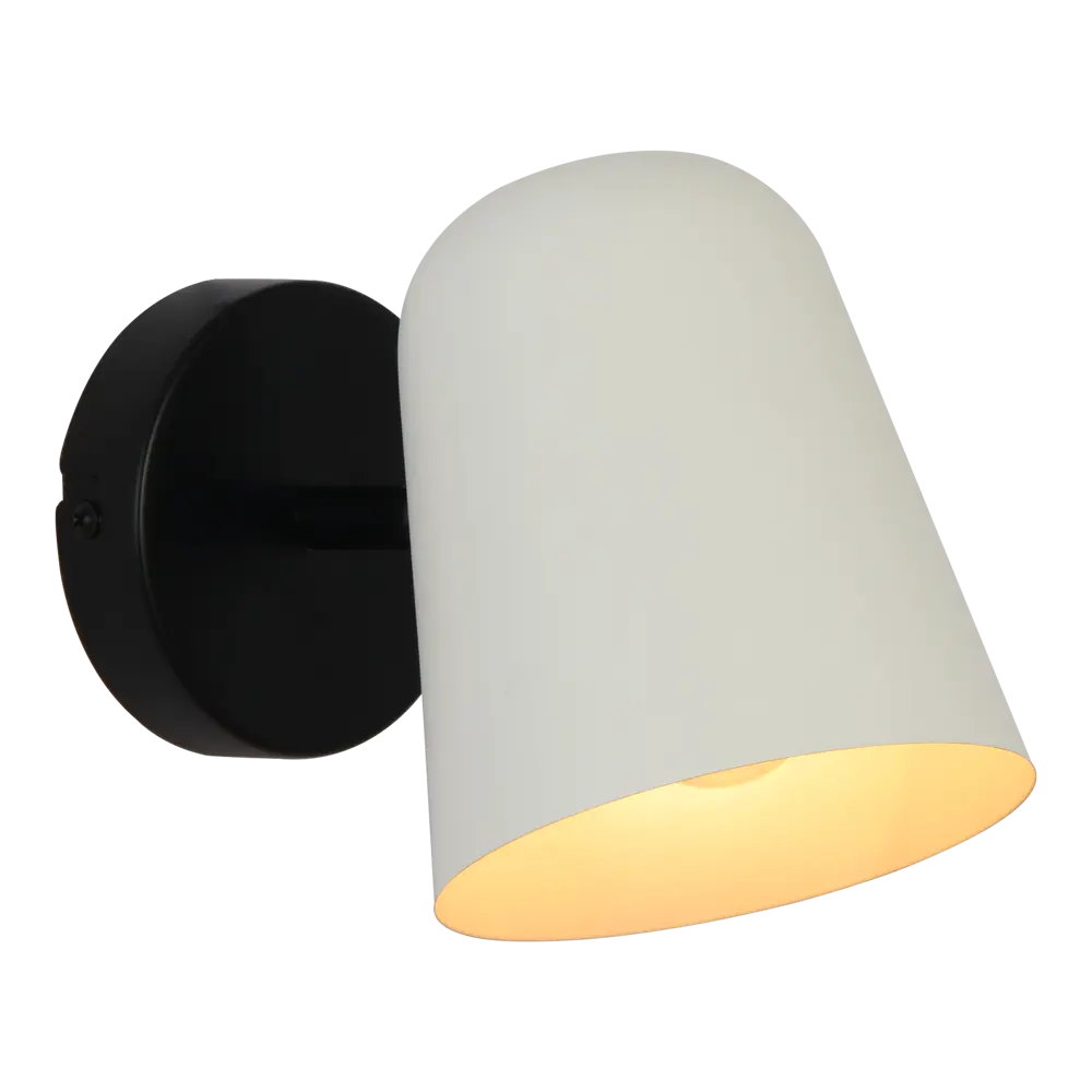 Светильник бра настенный KREAFORTA Talica цвет белый/черный STLM-2076241 - Вид №5