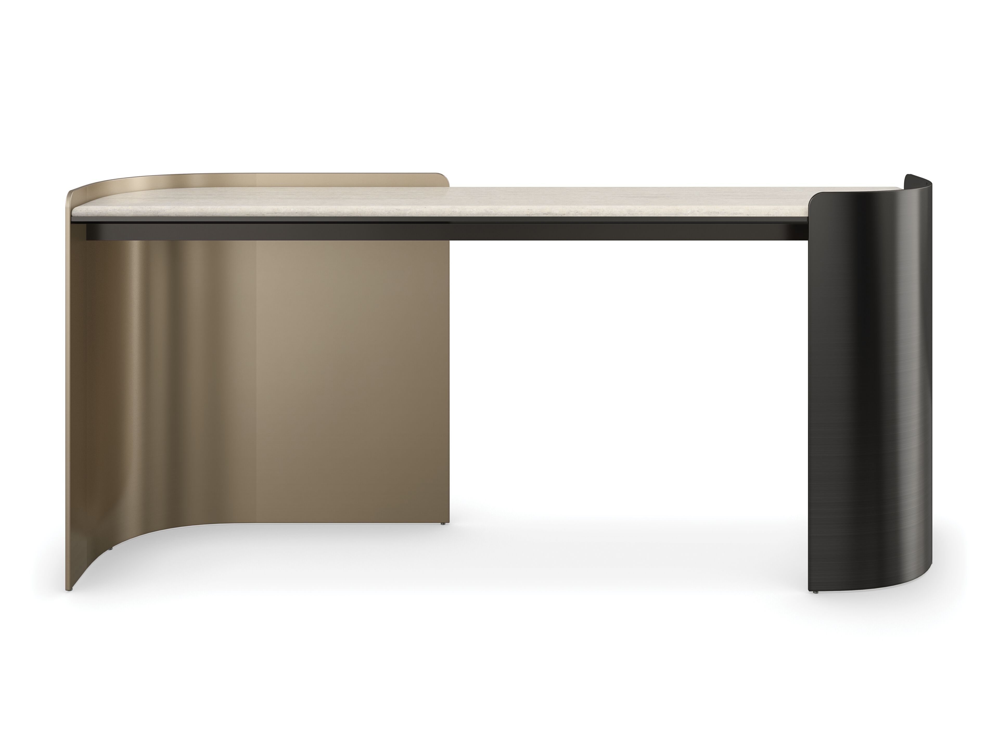 Травертиновый консольный стол Caracole Movement ARCH-00141189