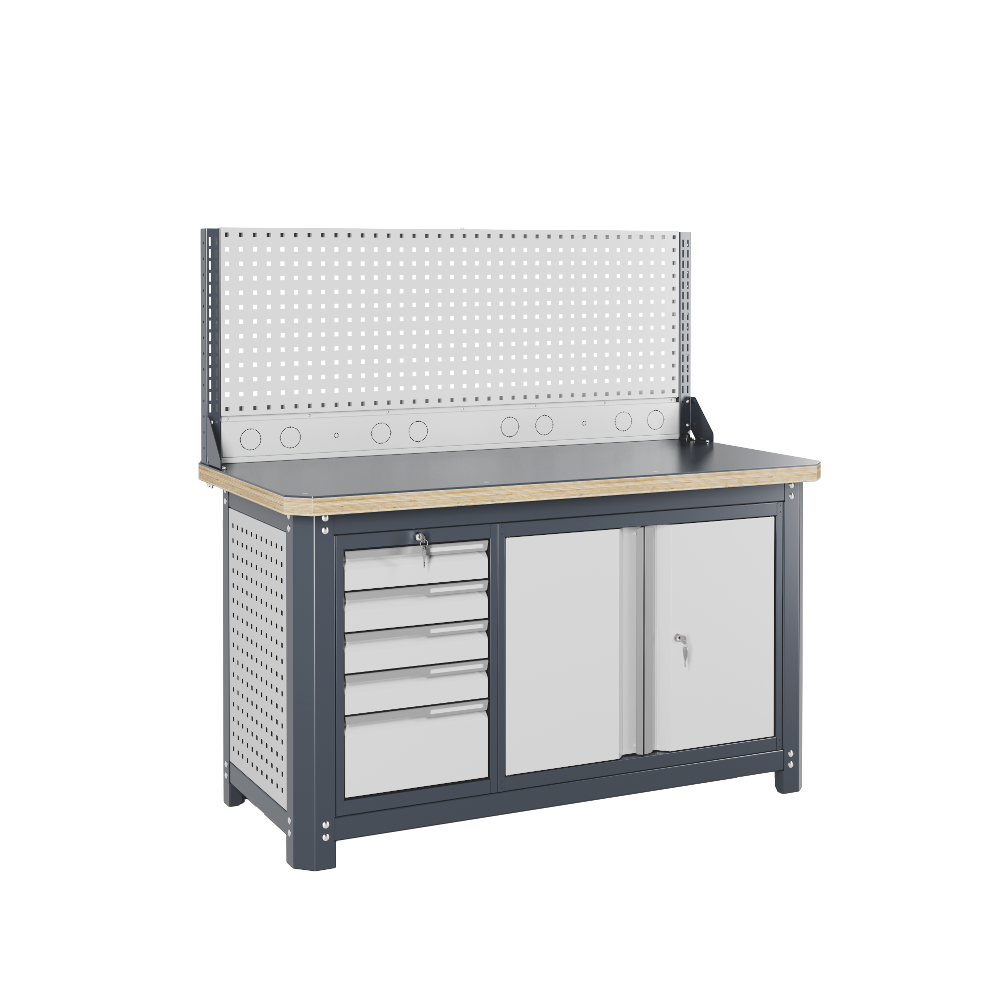 Верстак слесарный MCN 1552.S5L7-1R Верстакофф 111562