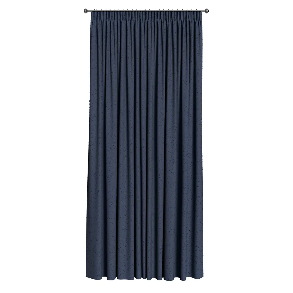 MIAMOZA Штора Zara на ленте 200×280 см - синий рогожка 89398896 STLM-1577431 - Вид №1