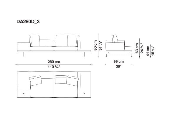 Кожаный диван B&B Italia док ARCH-00130675 - Вид №65