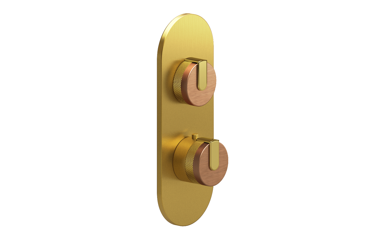 E-8026-R1BRGE0-L1AU-BAU-T Планка M-Series с 2 ручками - Внешняя часть GRAFF MOD+