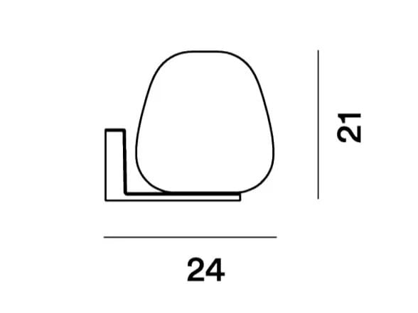 Выдувное стекло светодиодный настенный светильник Foscarini Rituals ARCH-00110496 - Вид №5