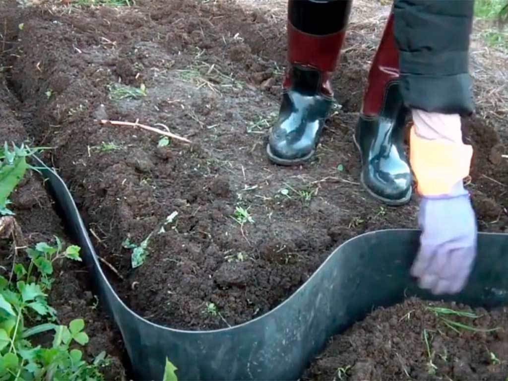 Лента бордюрная 250 мм x 10 м, 2 мм ГеоПластБорд GPBST-29 - Вид №3