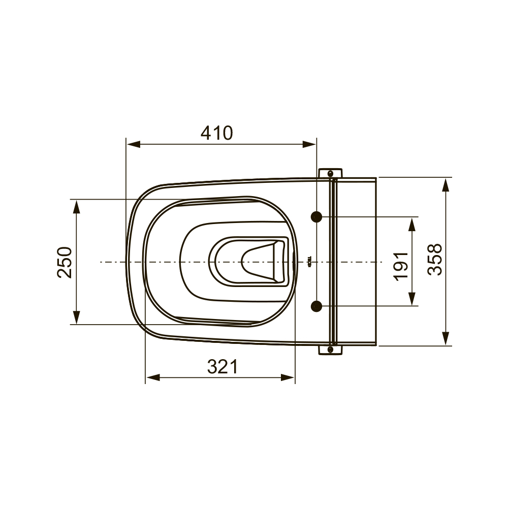 K440403.WC2 Комплекты из инсталляций, панелей смыва и унитазов one Tece  - Вид №8