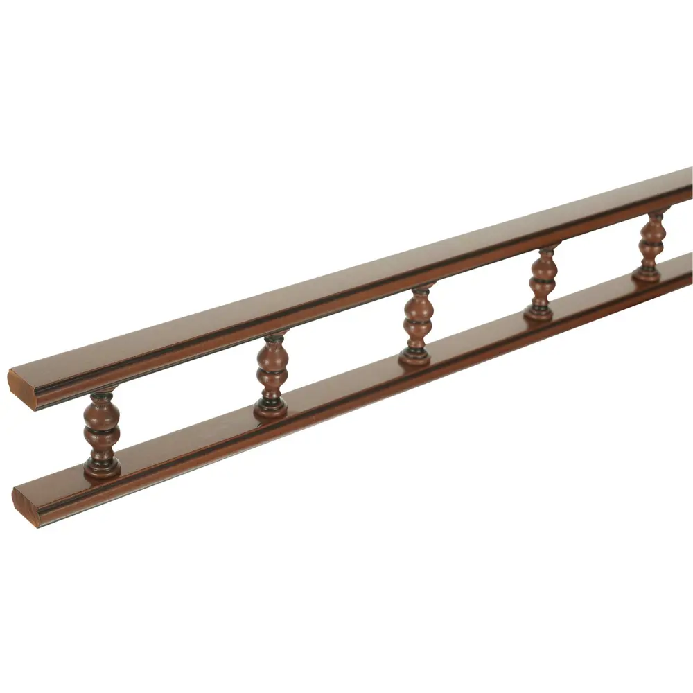 Балюстрада прямая «Прованс» 200 см, цвет коричневый DELINIA STLM-2097117 - Вид №1