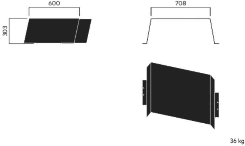 VESTRE Стол для пикника из стали и дерева со встроенными скамейками Code sun-id-1479873 - Вид №3
