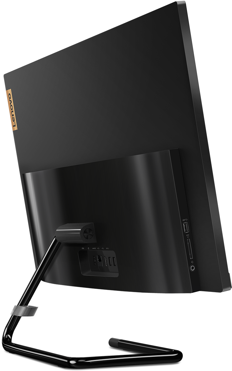 F0EY009VRK ideacentre aio aio 3 27imb05 27"(1920x1080)/intel core i7 10700t(2ghz)/16384mb/1000+512ssdgb/dvdrw/ext:amd radeon r625(2048mb)/bt/wifi/war 1y/9kg/black/w10 + клавиатура, мышь Lenovo Santreyd  - Вид №7