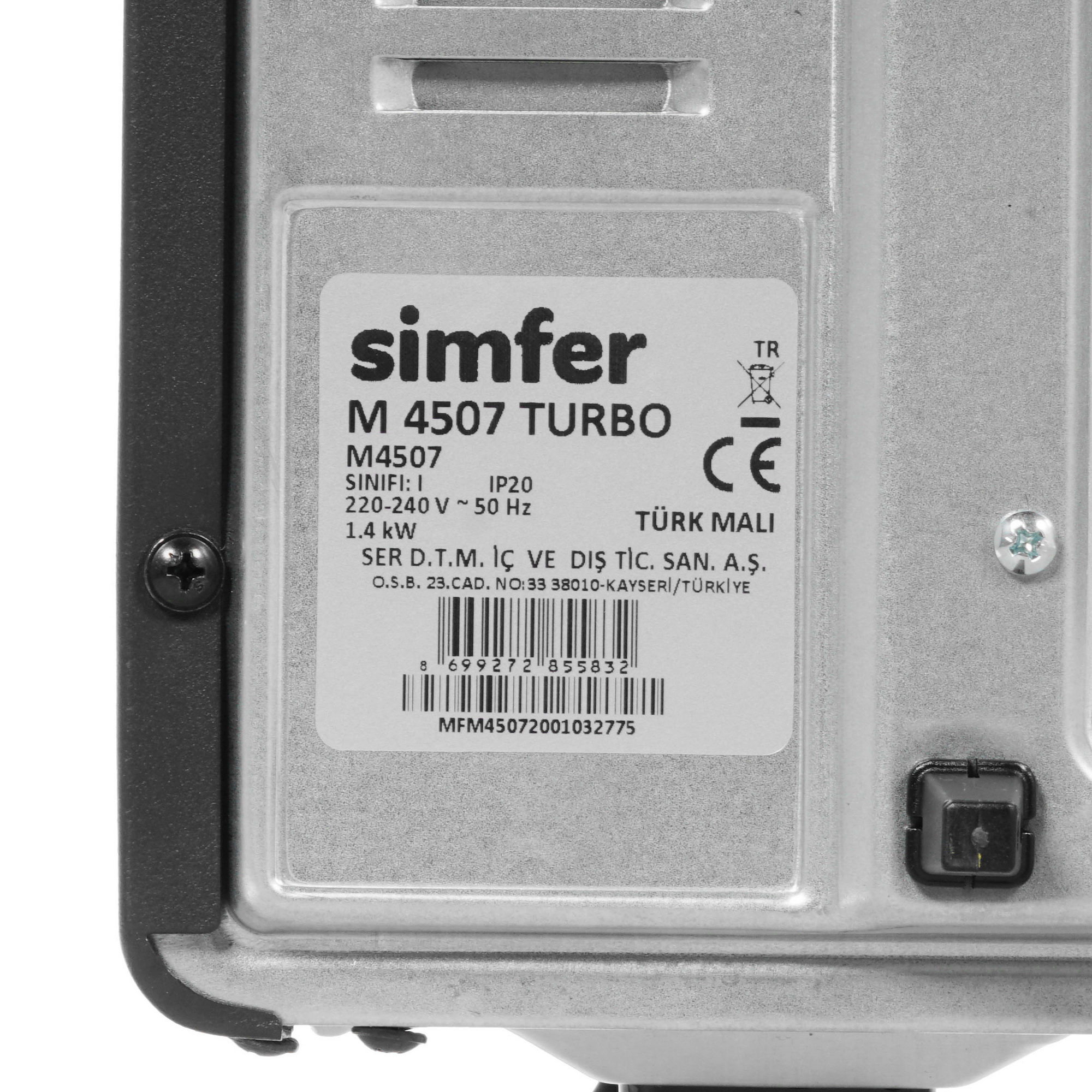 8180953 Мини-печь Simfer M4507 серебристый STDN-0013967 - Вид №6