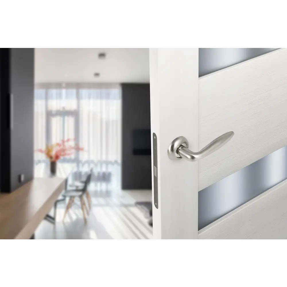 EDSON Дверные ручки EDS-3B-R1 в стильном никелевом исполнении 85168514 STLM-0059336 - Вид №4