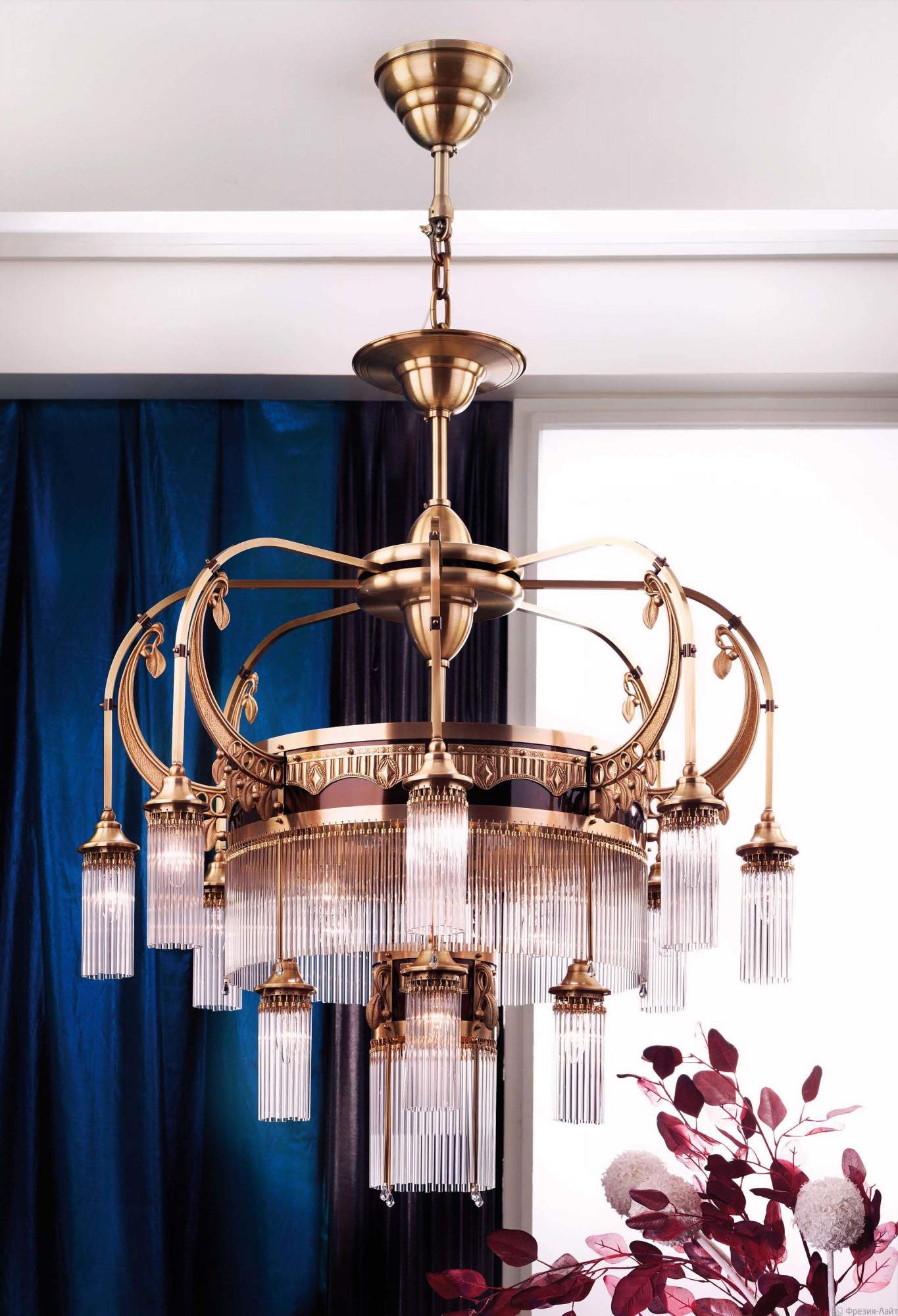 Orion LU 1660/8+4+1 alt-MS STÄBCHENSERIE люстра 89696