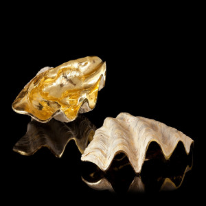 200579,01 ABHIKA CONCHIGLIA TRIDACNE RESI GOLD