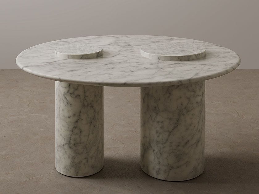 Круглый мраморный журнальный столик Studio IB Milano ARCH-00060124