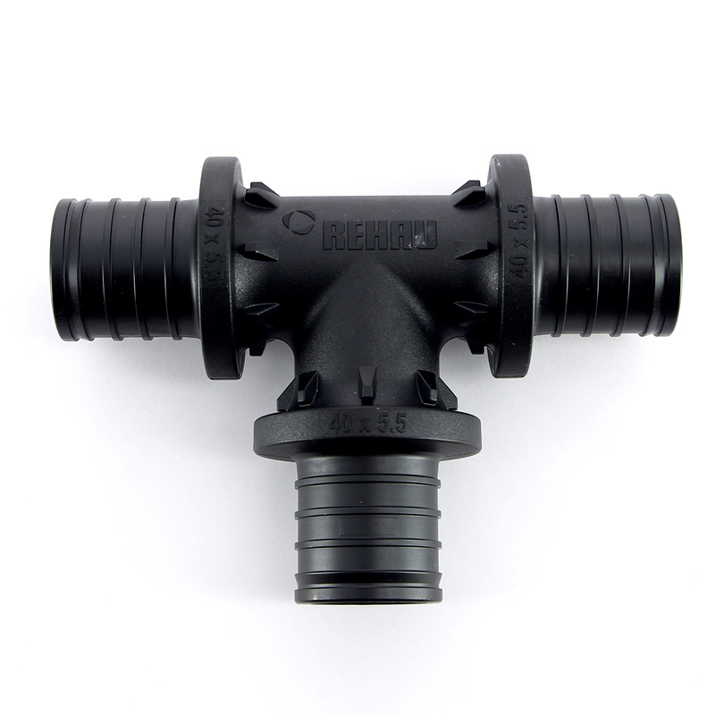 Тройник надвижной пластиковый REHAU 40 160035