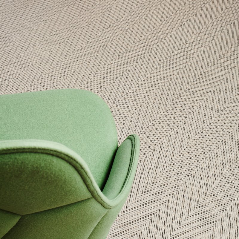 Bolon Graphic  Напольное покрытие виниловый пол Herringbone Beige  - Вид №1