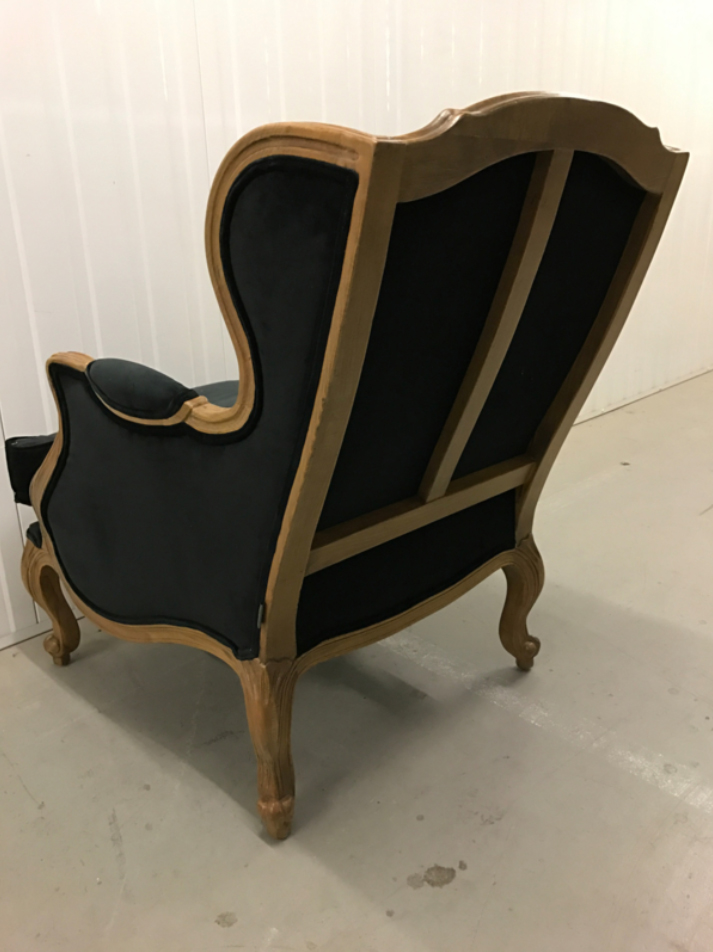 Кресло Grand Pere от Eichholtz черное EICHHOLTZ ДИЗАЙНЕРСКИЕ, EICHHOLTZ 062241 Черный  - Вид №2