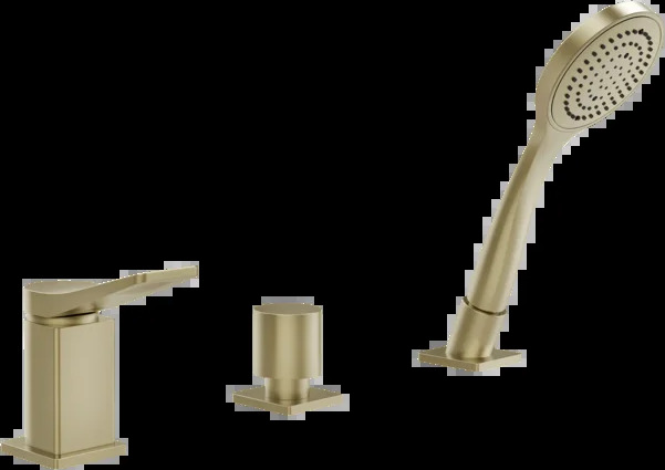 Смеситель для ванны 59043 727 Gessi Rilievo ЛАТУНЬ МАТОВАЯ PVD