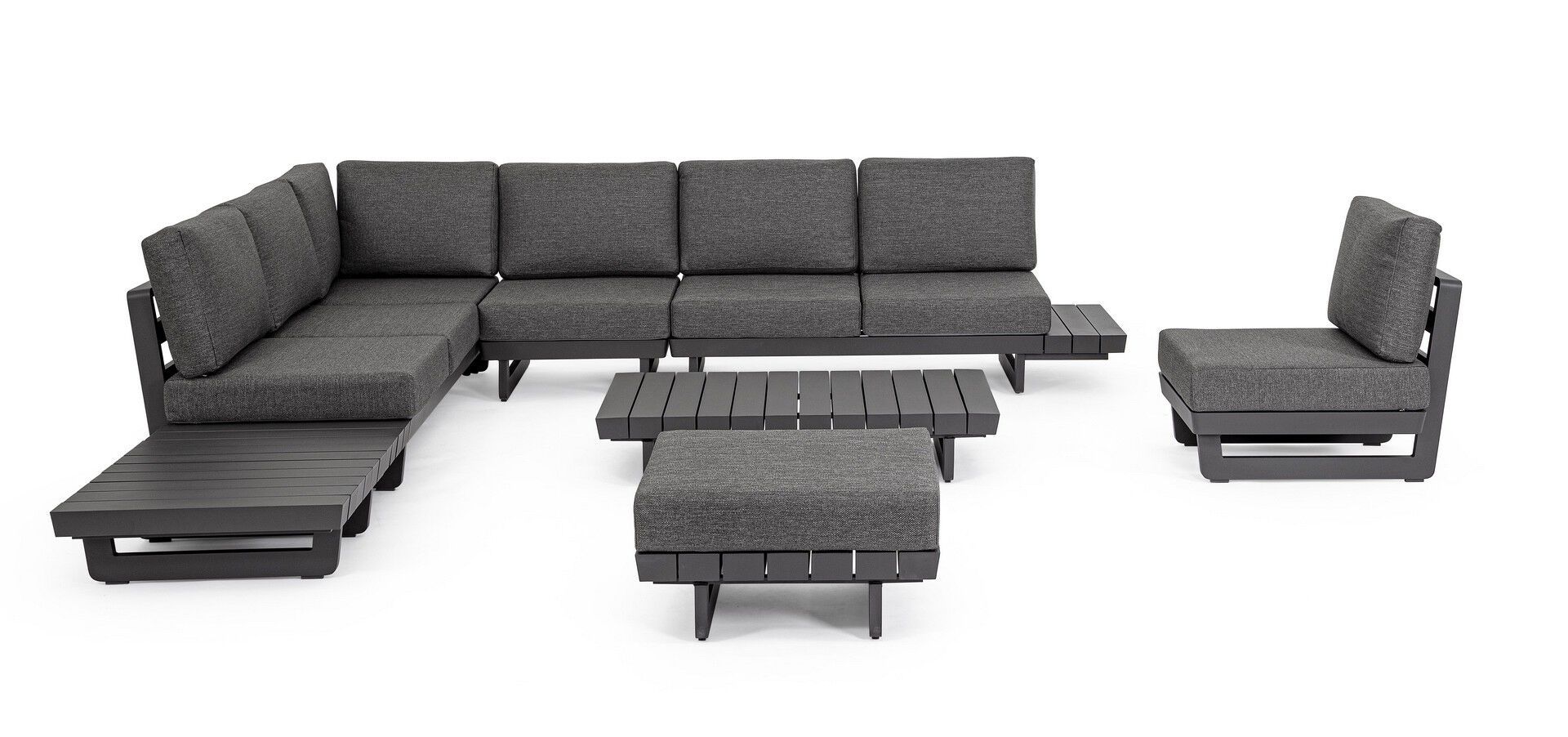 Угловой садовый диван из ткани BIZZOTTO Infinity ARCH-00091397 - Вид №27