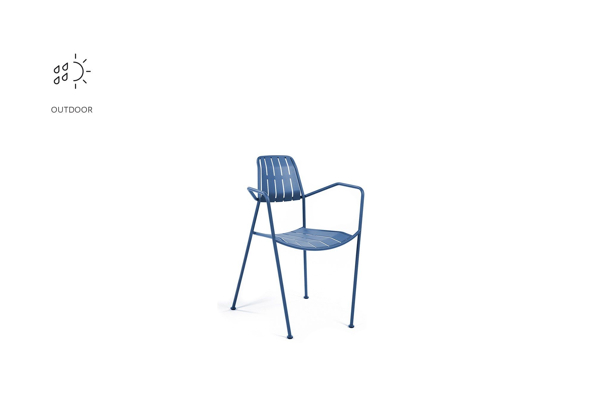 Алюминиевый садовый стул prostoria Osmo ARCH-00049031 - Вид №8