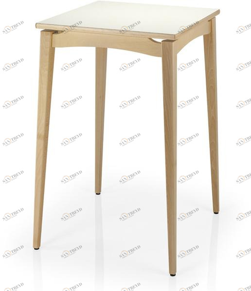 JMS Высокий квадратный деревянный стол Hawai Mm911