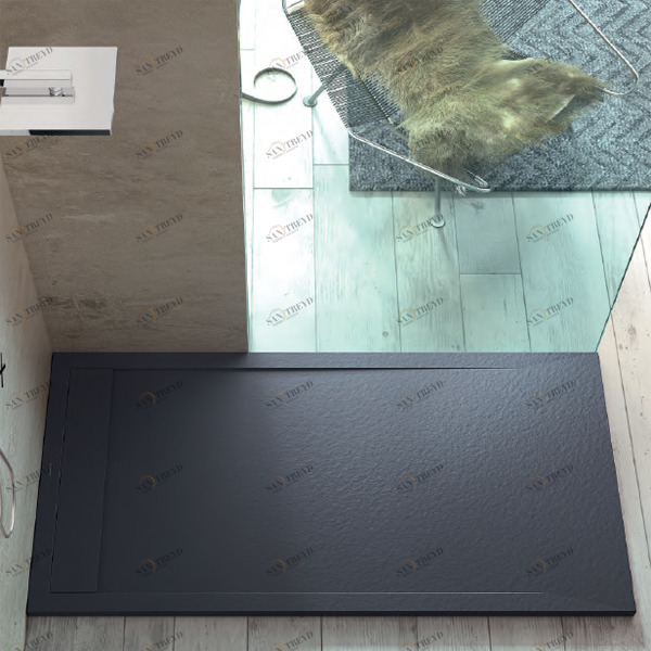 ДУШЕВОЙ ПОДДОН ANDROMEDA 140X90 СМ STONE COVER GRAPHITE McBath ANDROMEDA90
