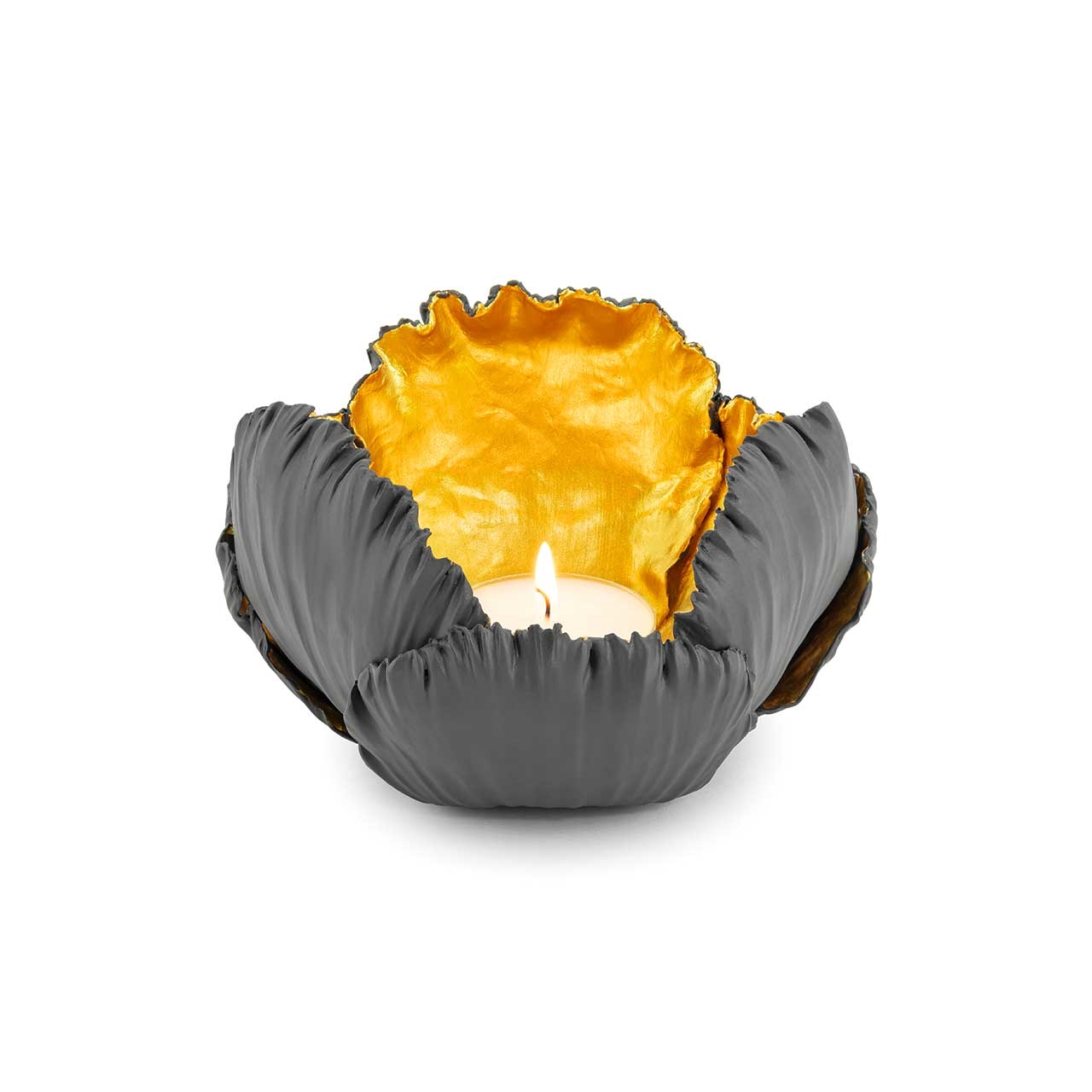 300219-18 ABHIKA СВЕЧА. KAIL H10 D17 WHITE/GOLD  - Вид №2