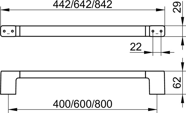 12701010600 Полотенцедержатель KEUCO Collection Moll - Вид №2