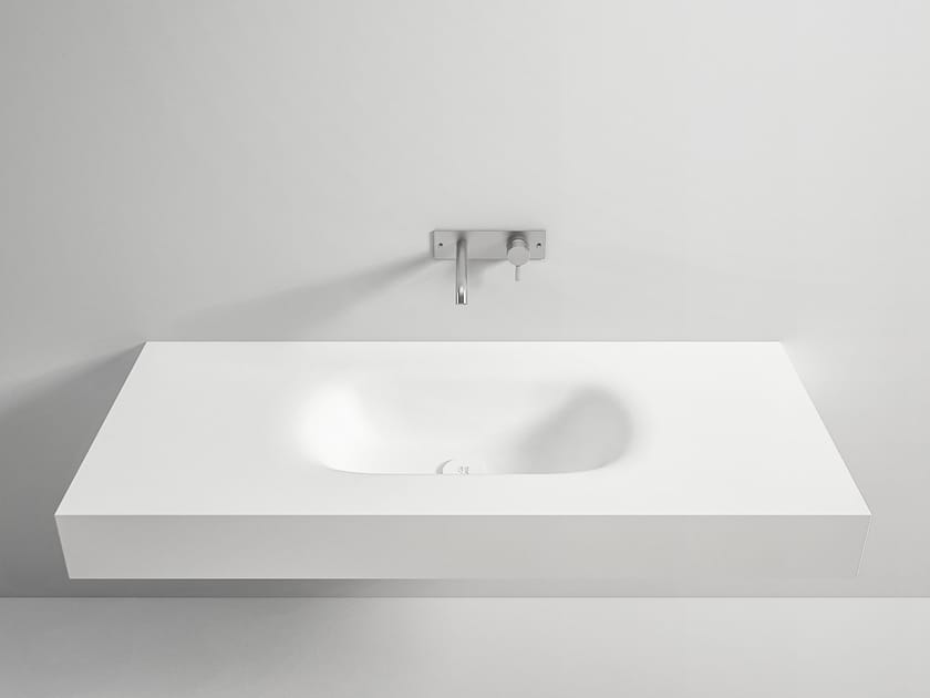 Подвесная раковина Corian® с столешницей Rexa уникальный ARCH-00058173