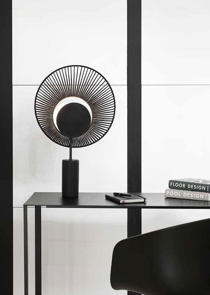 Forestier Настольная лампа с отраженным светом из металла Oyster 21085 - Вид №1