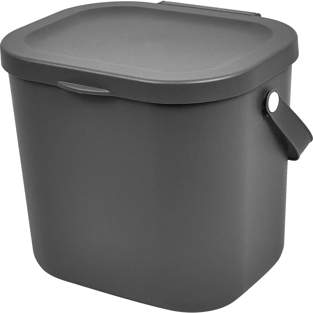 Контейнер для сортировки отходов DELINIA 6 л серый 85310141