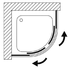 B6872ULUTR America Сollection душевая зона  Samo 41260 - Вид №2
