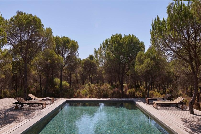 GANDIABLASCO Садовая кушетка из тика на колесиках Dna teak sun-id-1457813 - Вид №8