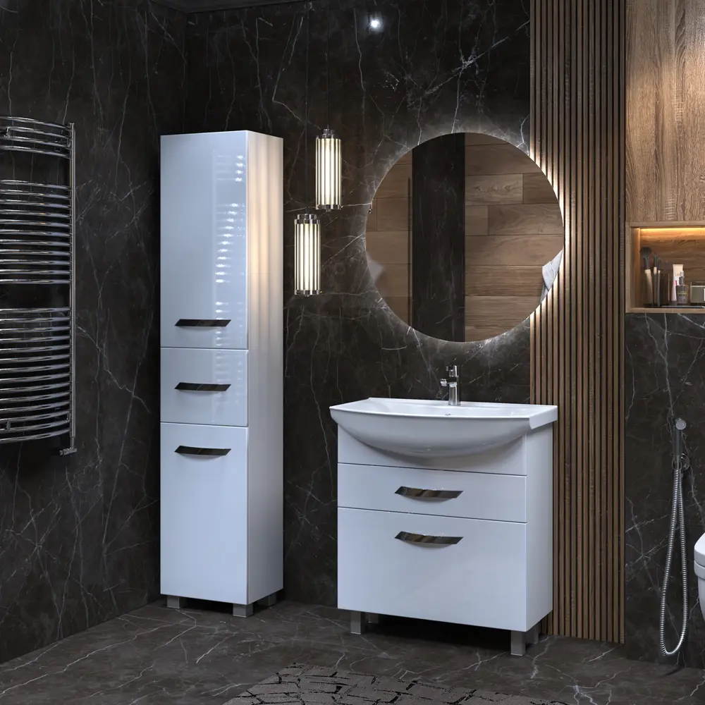 Зеркало VIGO Moss Classic LED круглое 70 см с энергосберегающей подсветкой 84005338 STLM-0046057 - Вид №6