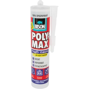Клей-герметик Bison «Polymax Hightack» 300 г прозрачный