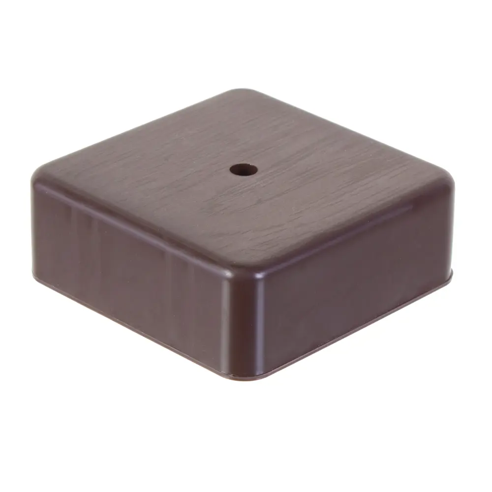 Распределительная коробка открытая TDM 75x75x28 мм 4 ввода IP40 цвет дуб STLM-2154990