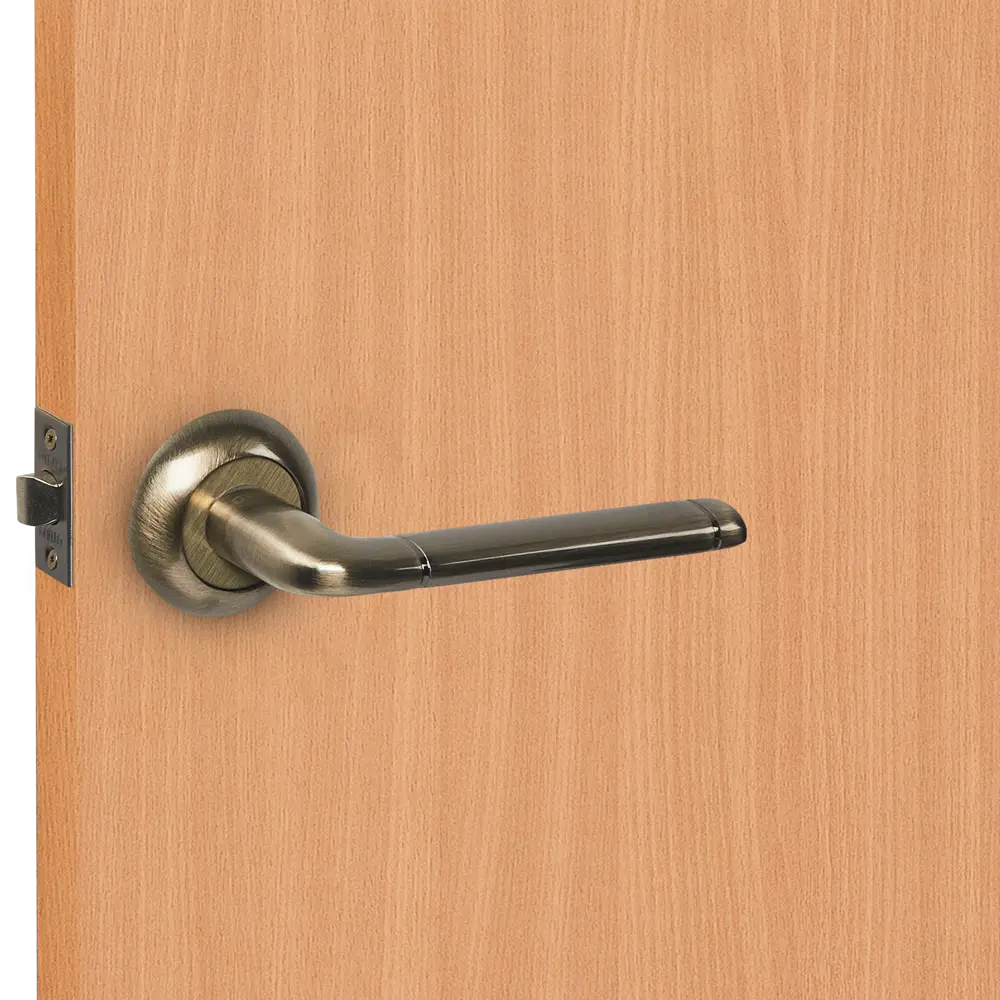 Дверные ручки Punto Rex без запирания цвет бронза STLM-2180042 - Вид №5