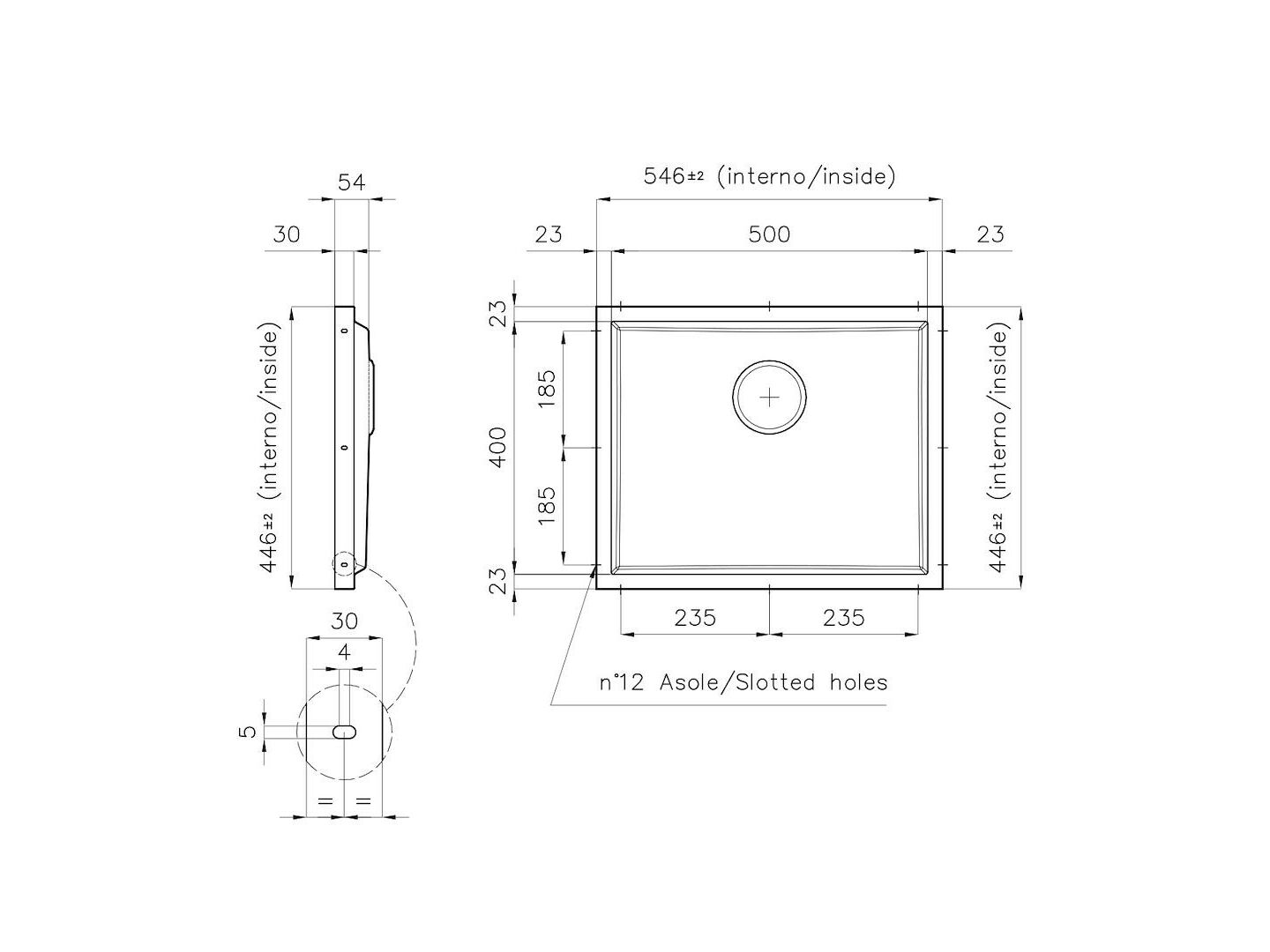 Раковина из нержавеющей стали Foster Phantom ARCH-00044248 - Вид №2