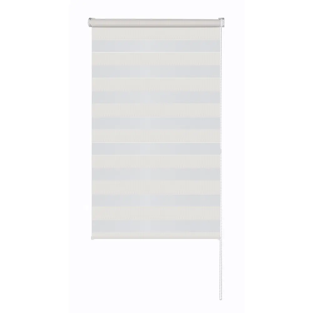 Штора рулонная день-ночь Петер 60x160 см экрю MIAMOZA Промо 2025 STLM-2145070