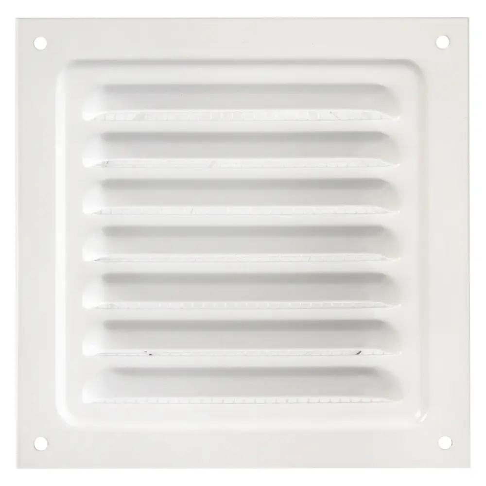 Решётка вентиляционная Вентс МВМ 125 125х125 мм металл цвет белый STLM-2106560 - Вид №1